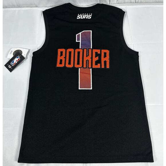 Phoenix Suns Devin Booker #1 Black Jersey Small Tank New - Picture 2 of 12